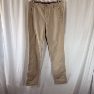 New Eddie Bauer Pants Women's T6 Tall Tan Slightly Curvy Straight Leg Pockets